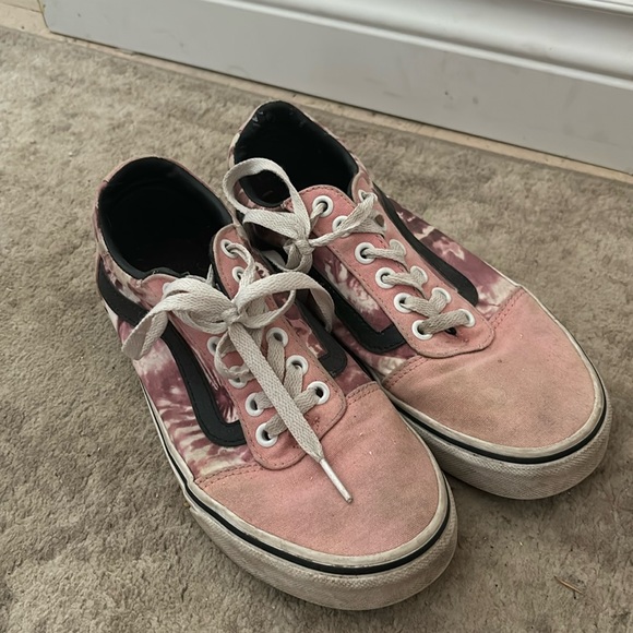 Vans Authentic Washed Tie Dye Sneakers - Picture 1 of 4